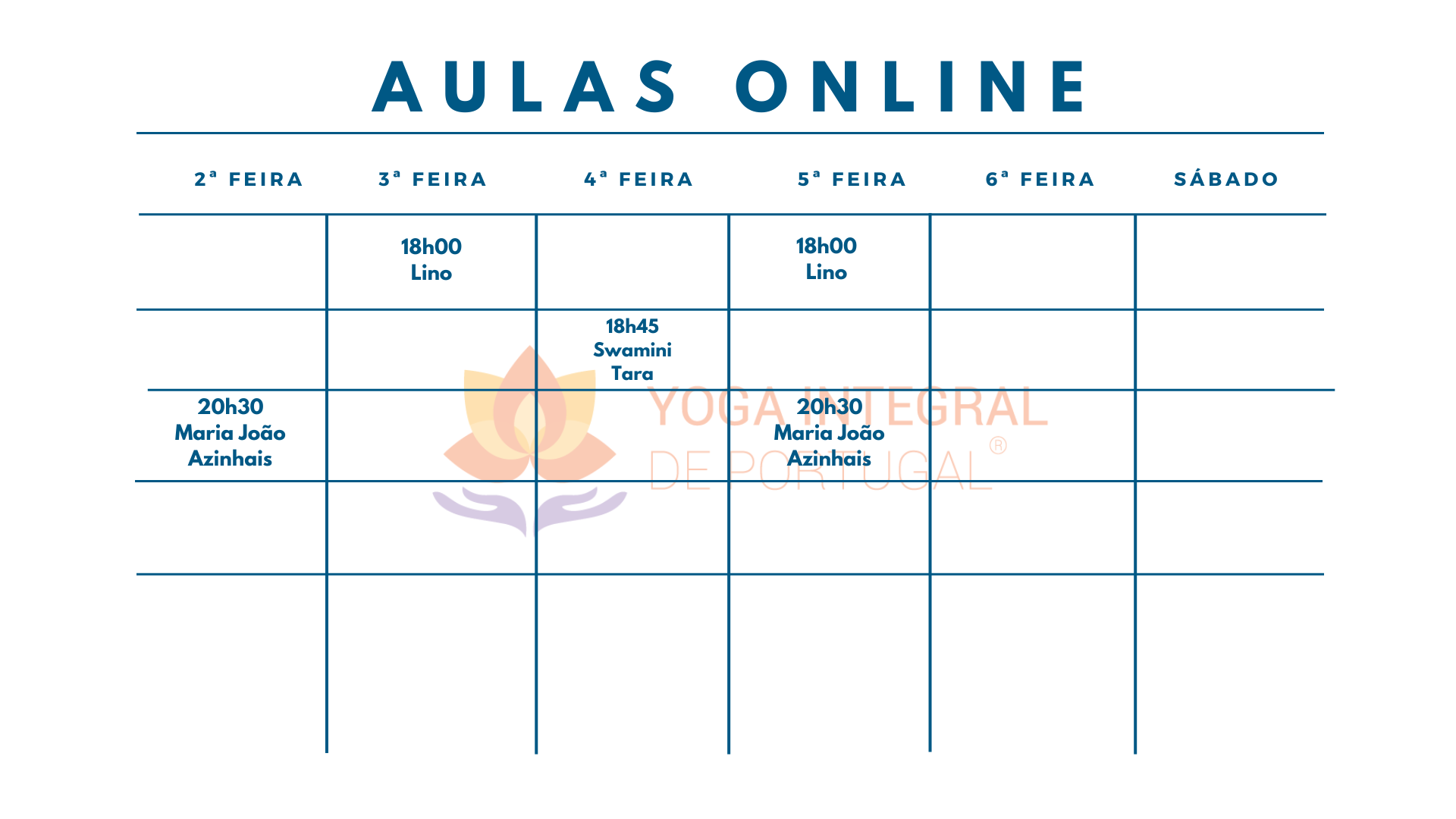 Aulas online Setembro 2024